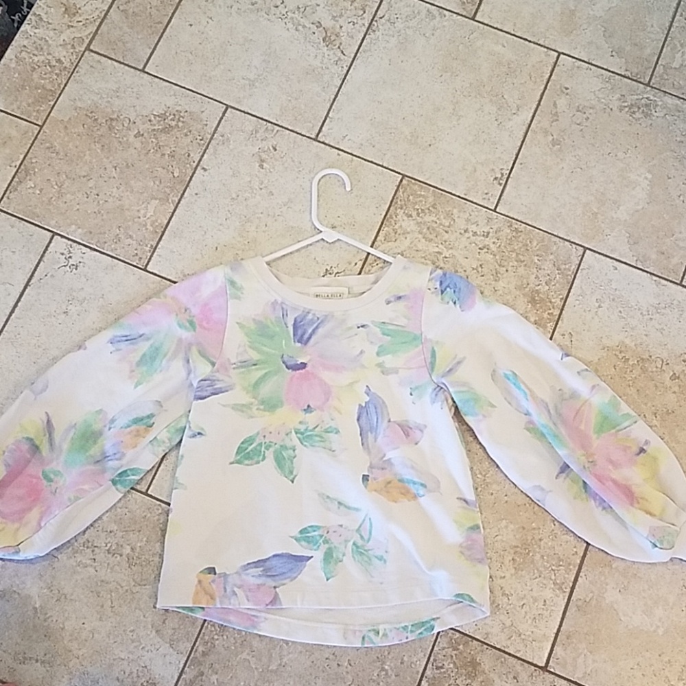 White floral Bella Ella sweater